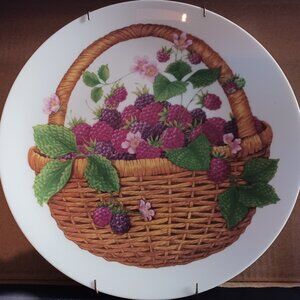 Avon Fruit Basket Collection Plate